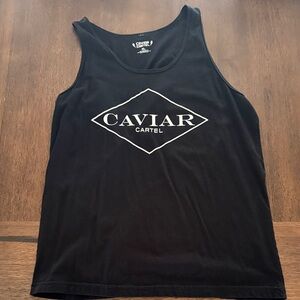 Caviar Cartel Black Tank Top XL